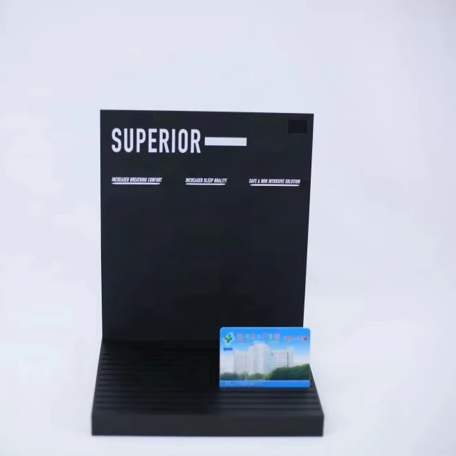 Custom Low MOQ Black Cosmetic Acrylic Displays Mascara Display Rack Makeup Display Stand Retail