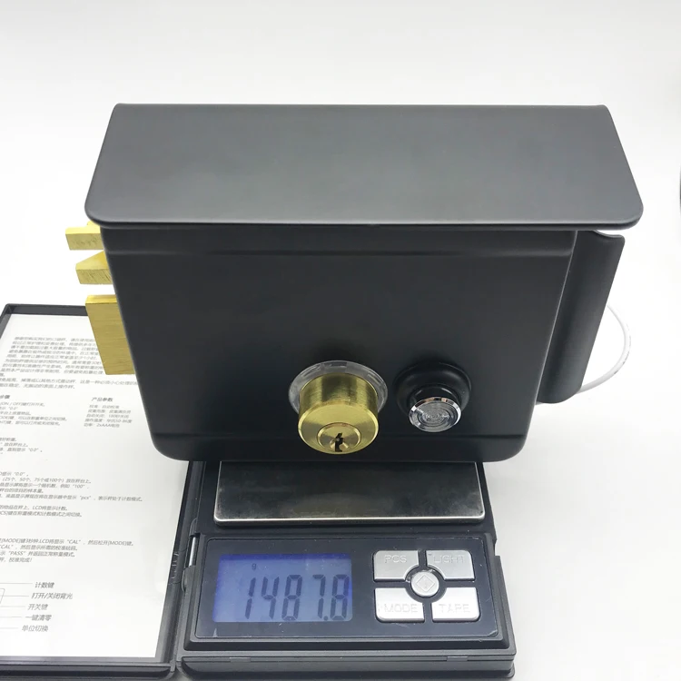 Wholesale Door Locks Set Electric Brass Cylinder Metal Access Control System Interlligent Electronic Rim Lock