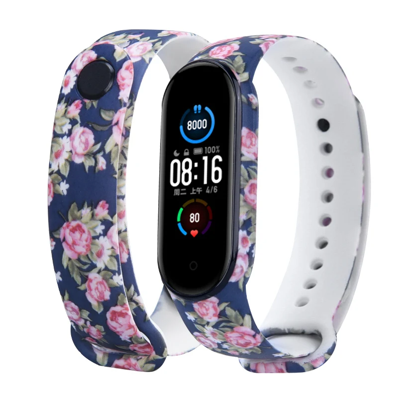 
New design silicone strap smart watch mi band For Xiaomi Mi 3 4 5 Band 