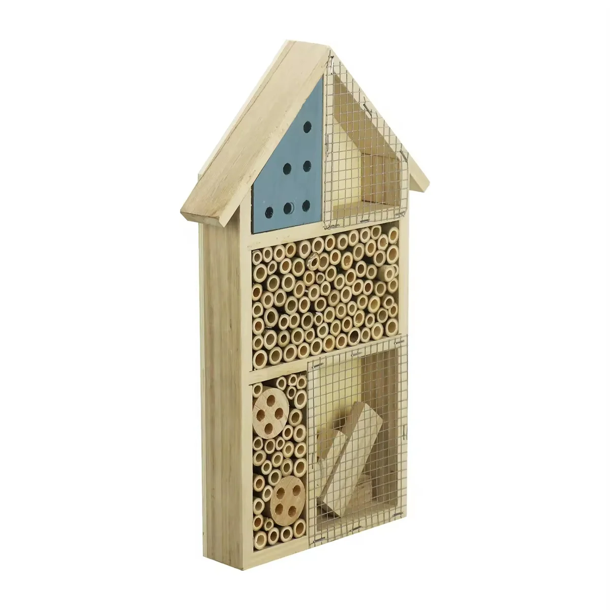 WILDMX Simple and novel bamboo tube bee bee hotel box insect bee garden wooden house