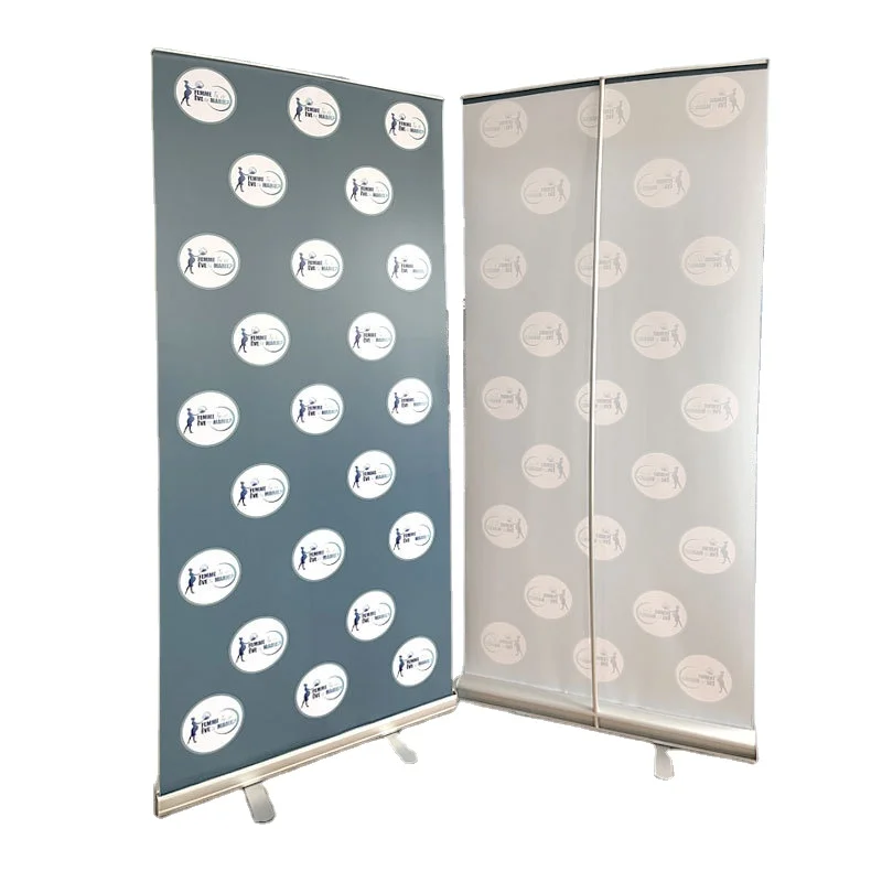 Advertising exhibition backdrop trade show roll pull up pop up display booth durable fabric display banner stands