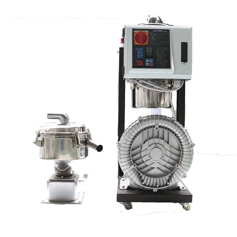 300G Automatic Plastic Resin Material Feeding Hopper Vacuum Suction Feeder Auto Loader For Injection Blowing Molding Machine