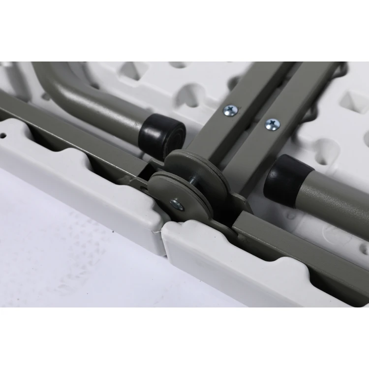 Patio Party Outdoor Lightweight Waterproof White 72 Inch 6ft Folding In Half Rectangle Outdoor Plastic Folding Table