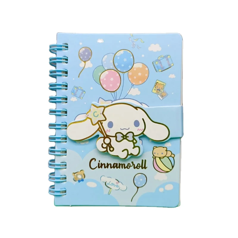 Wholesale Cartoon magnetic buckle coil notebook primary school third grade notebook