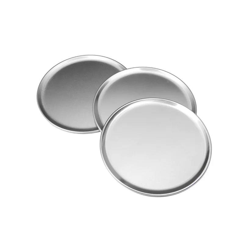 Pizza Baking Pan  plate Stainless Steel Pizza Pan 18 Inch Round Pizza Tray Baking Sheet  Nonstick