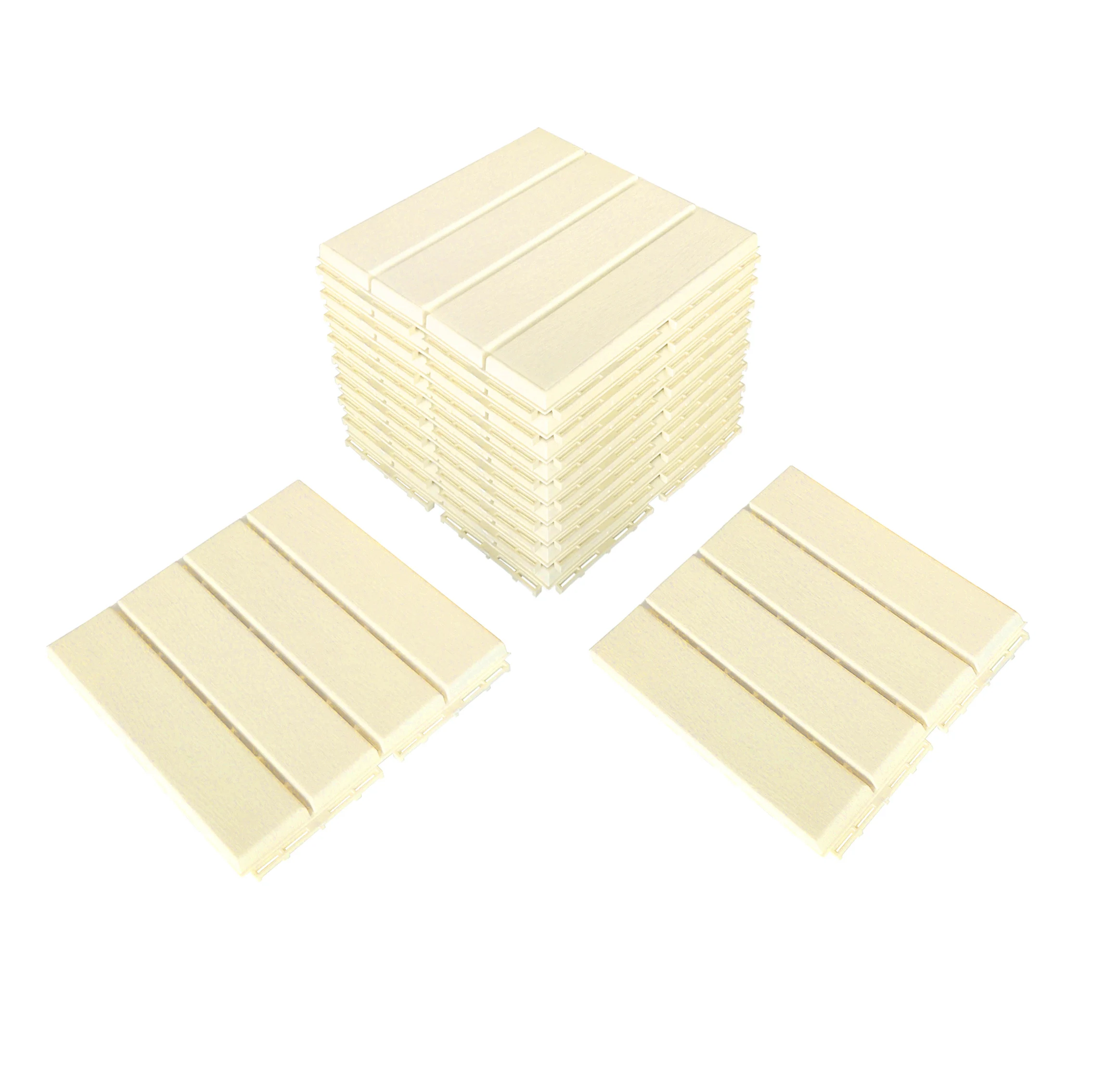 Hot selling  anti-slip interlocking outdoor patio deck tiles