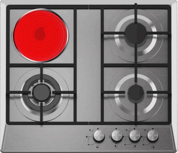 enamel gas and electric cooker 4 Burner 3 Gas Cooker For 1  Electric Gas Stove