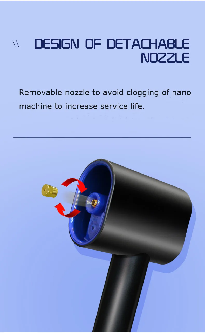 Аппарат для паровой депиляции волос blue light nano