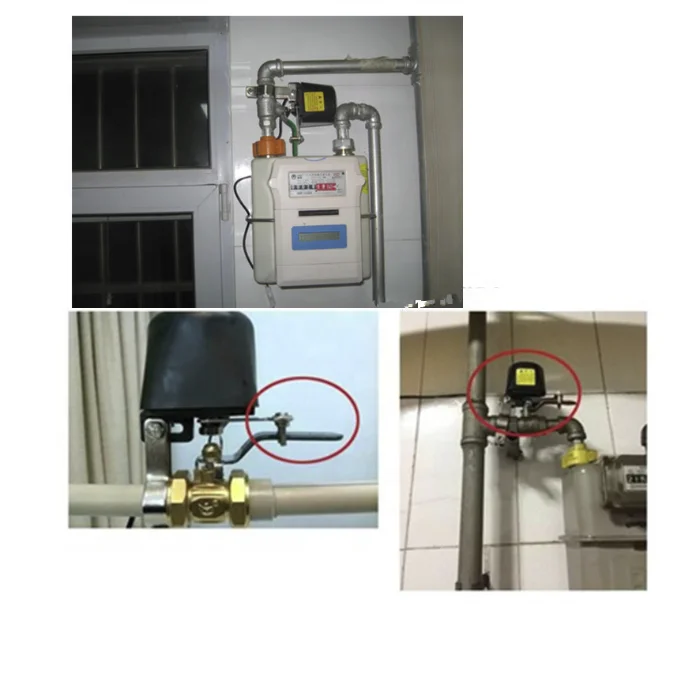 Gas Manipulator Valve Control 1/2 Garden Water Shut Off Timers Irrigation Controller Electric Automatic Manipulator Shut Off Val