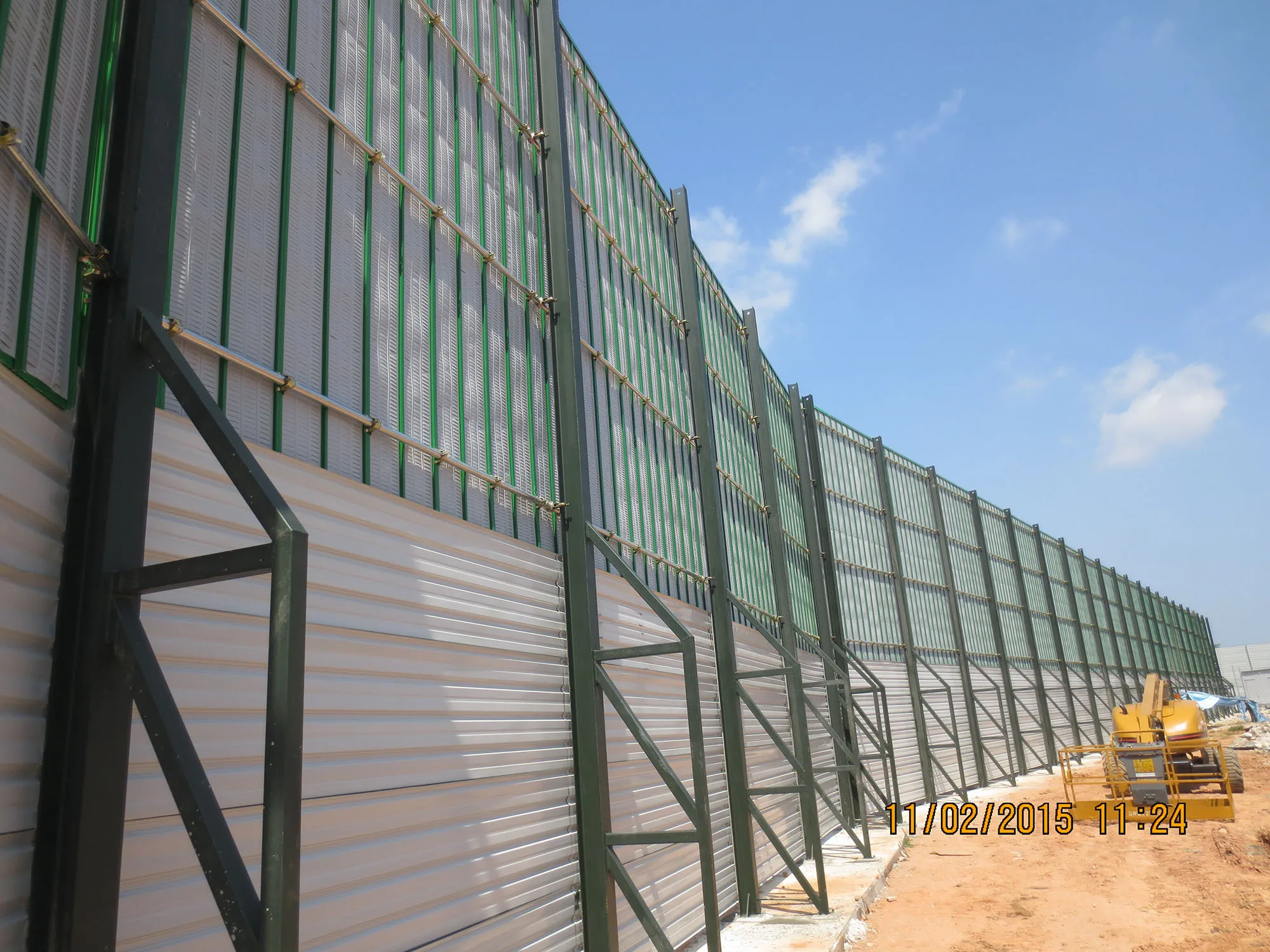 Sound Barrier Noise Fiberglass Noise Reduction Device Sound Barrier highway noise barriers