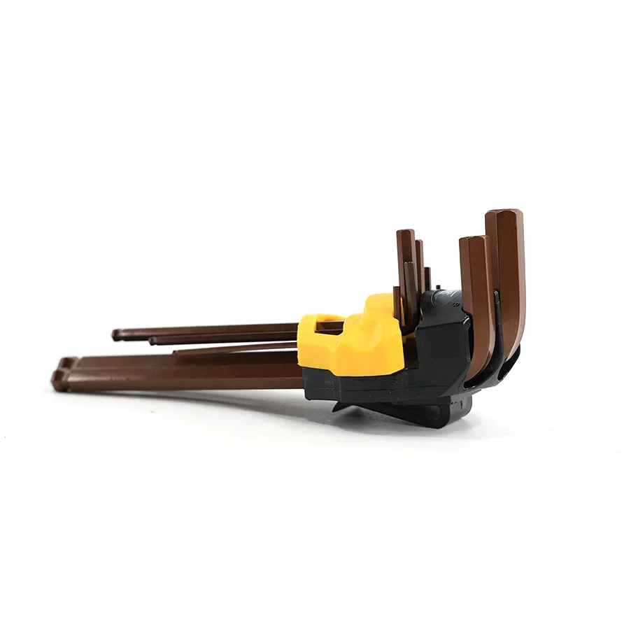 9PCS 1.5mm-10mm L-type Long Arm Ball end folding Hex Allen Wrench Key set