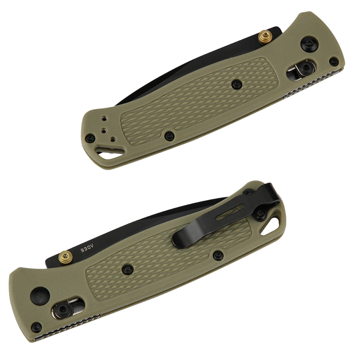  Карманный нож BM 535 Classic S30V со стальной ручкой G10 складной с осью
