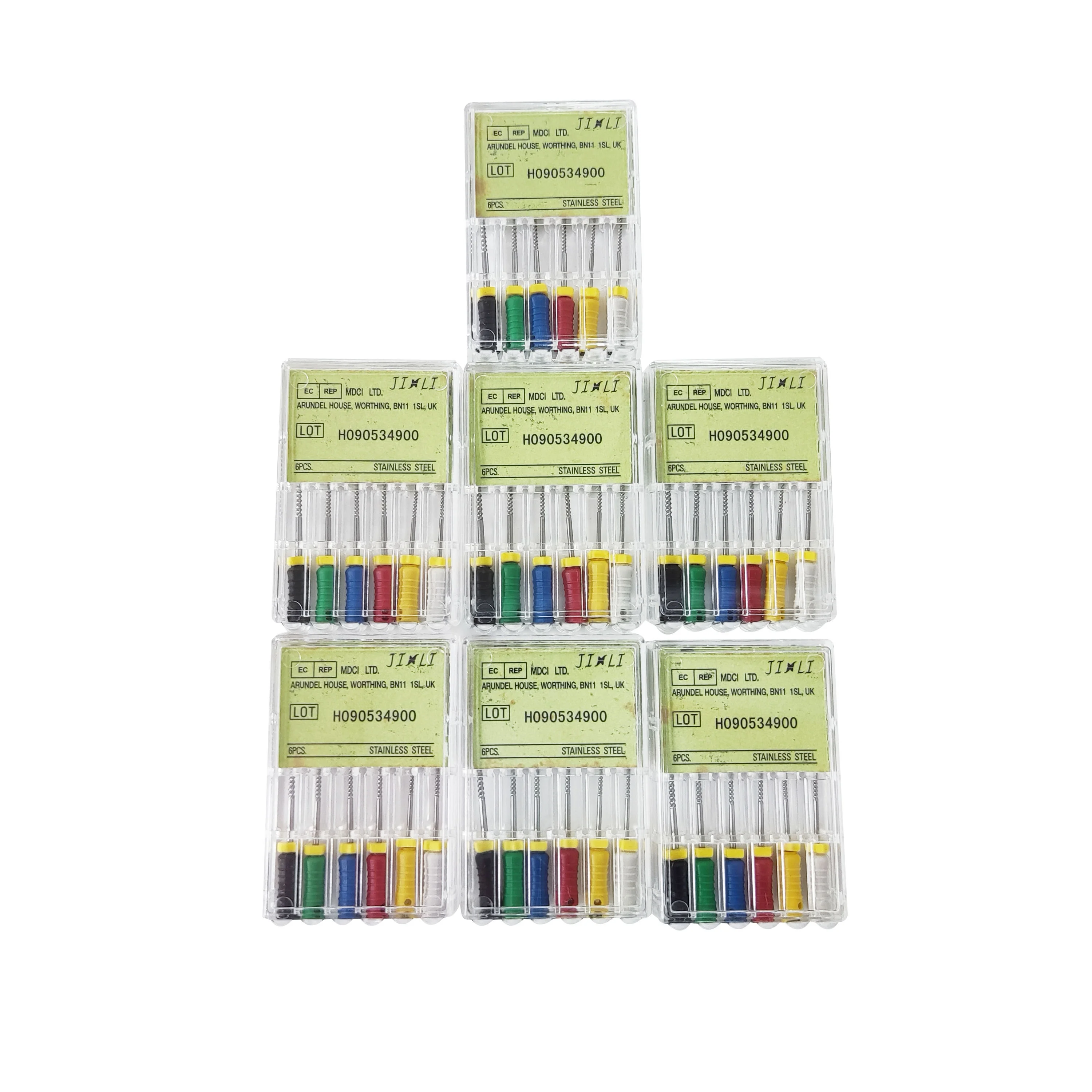 Стоматологический корневой канал из нержавеющей стали файл K увеличенный стоматологические инструменты