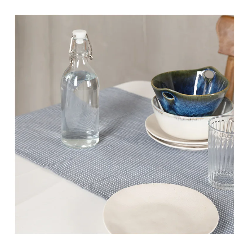 Pink Fall Christmas Table Runners and Placemat Set for Wedding Decoration