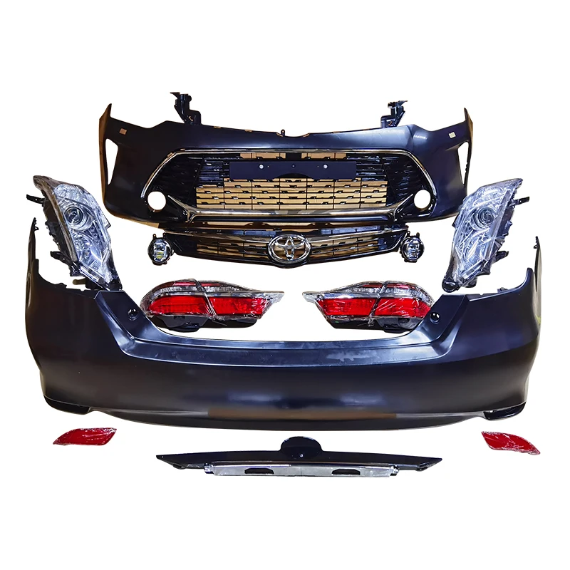 Подходит для Toyota Camry 2012 2015 передний бампер задний решетка Ксеноновые фары задние комплект