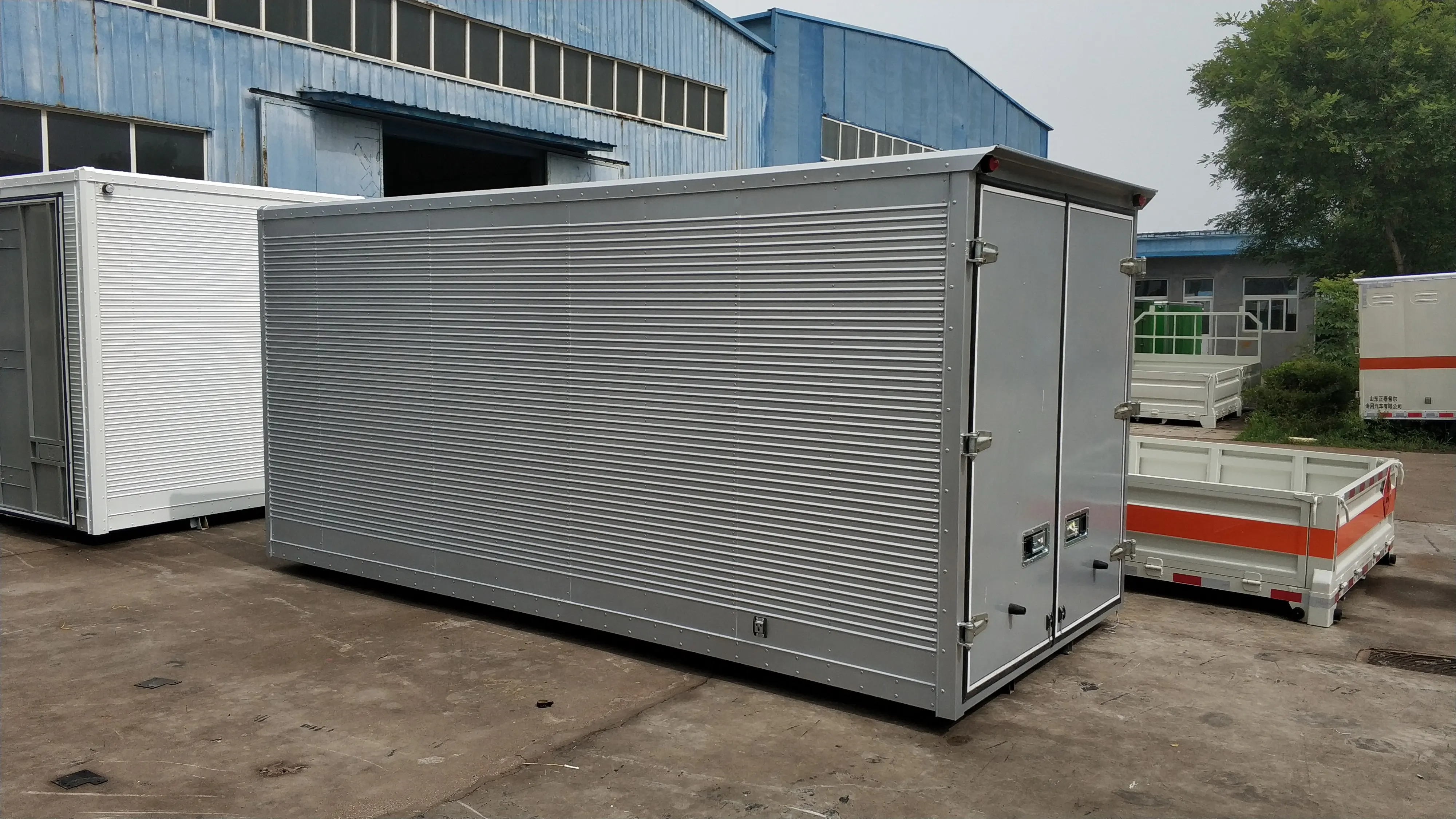Corrugated galvanized steel truck body, Chile truck box body