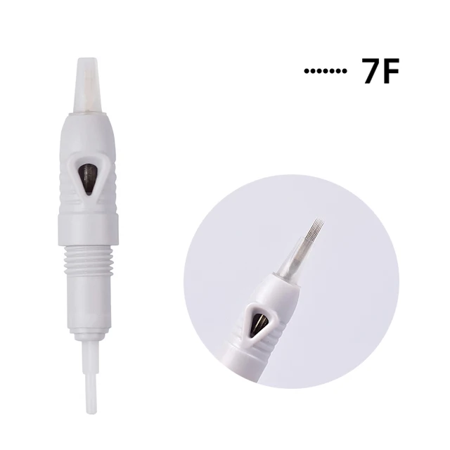 
iStar Sterilized Disposable Cartridge Eyebrow Tattoo Machine Needle For Permanent Makeup Microblading 