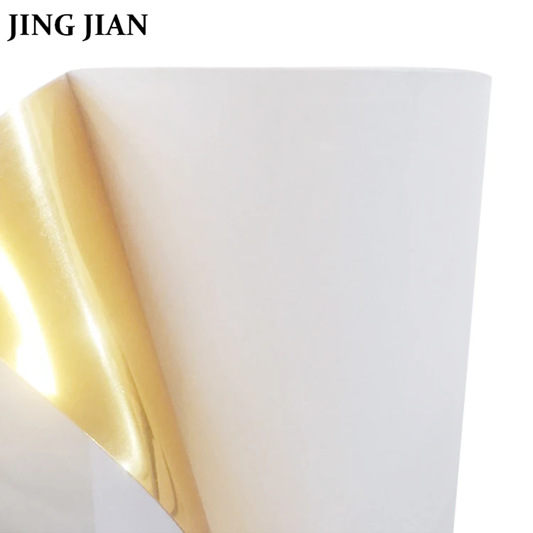 Lampshade Rigid White Gold Pvc Roll for Silk Screen Printing Waterproof Parchment Film Lampshade Material