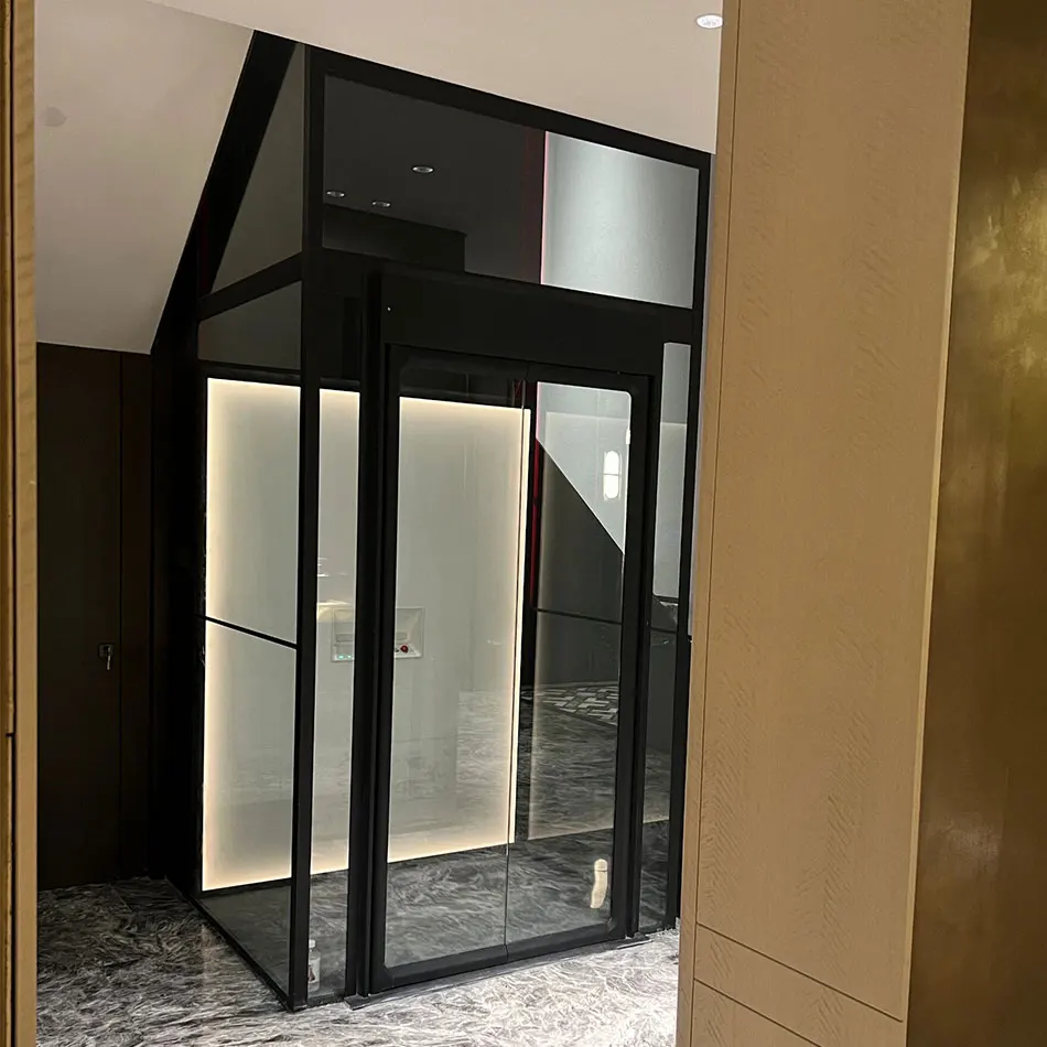 400kg 3 floors mini small circular compact home electric lift residential table lifting elevator price for home
