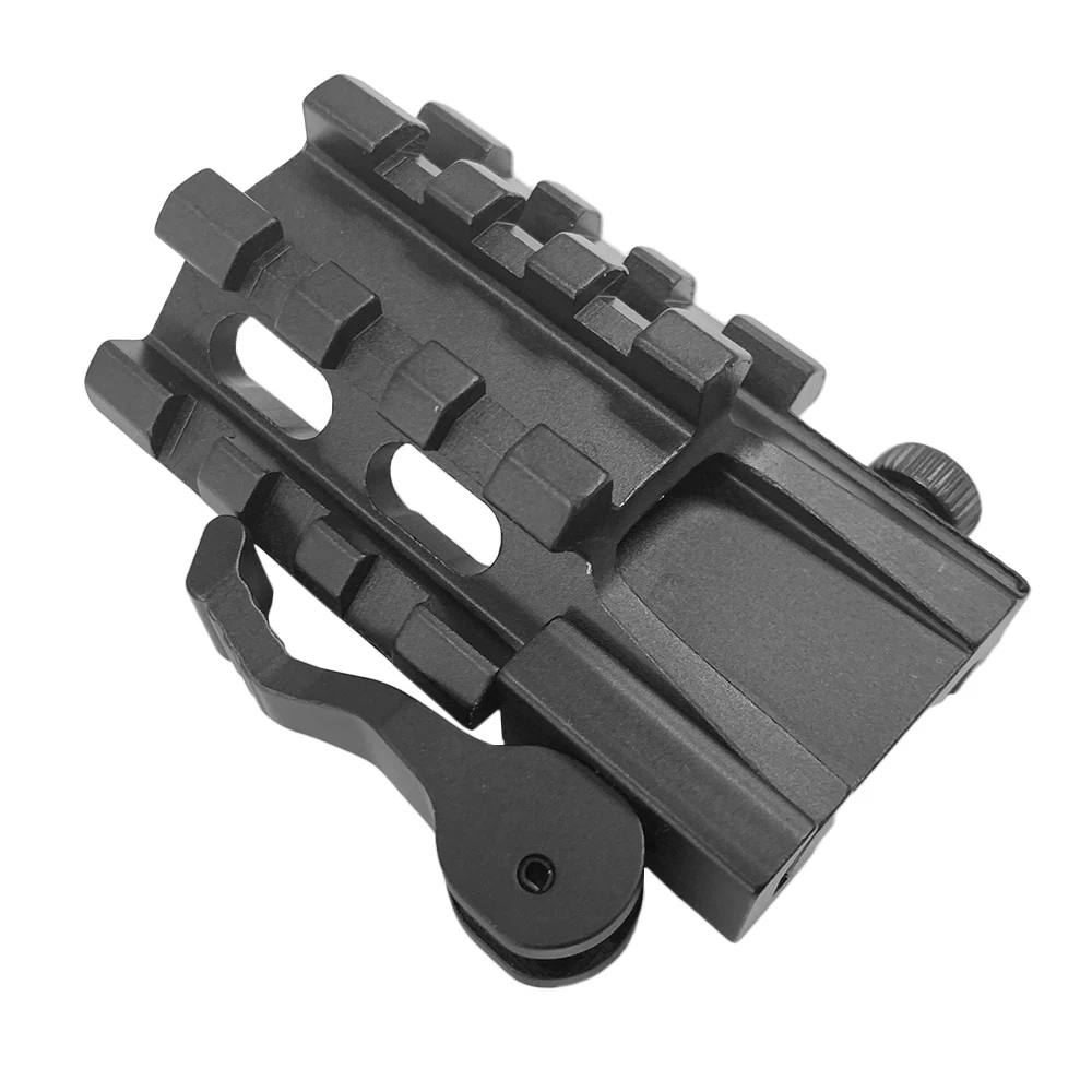 20mm 5 Slots Height Adjustable Weaver Qd Mount With Quick Release Riser Mount Adapter