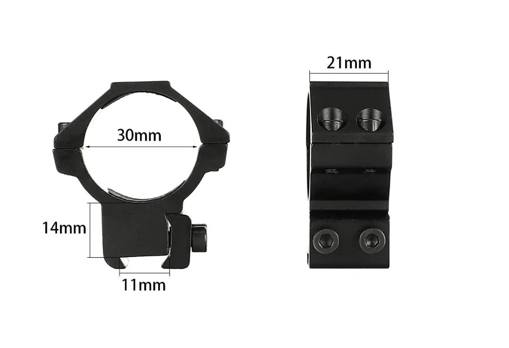 
30mm Diameter Rifle Scope Rings Mount Low type bracket mount 11mm Dovetail Scope Rings Hunting Scope Mount 