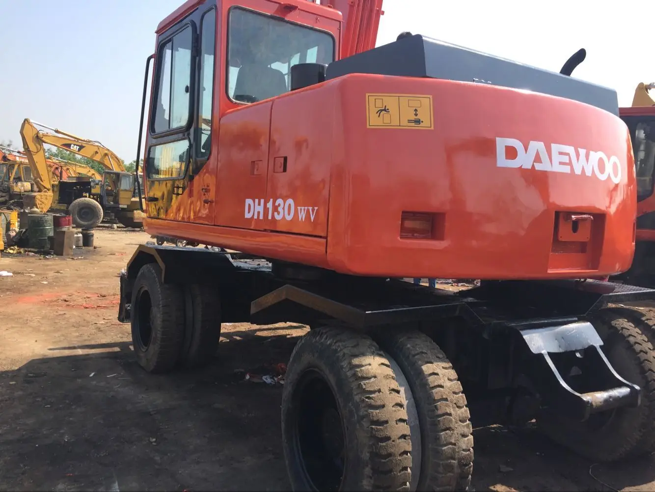 Used Daewoo Doosan DH150W-7 Wheel Excavator for Sale DH130 DH150LC-7 DH140