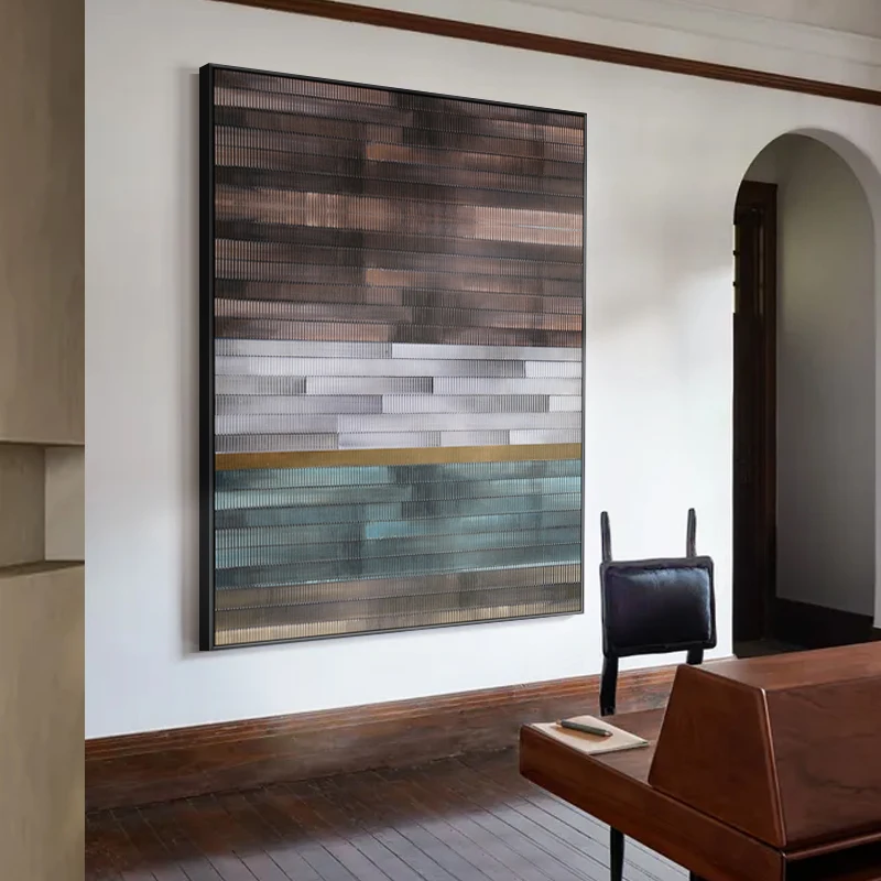 Modern Minimalist Wabi-sabi Texture Gradient Abstract Handpainted Oil Painting Pop Art