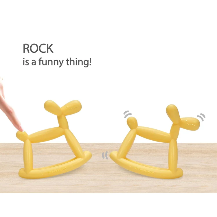 2024 Latest Design Easy-to-Hold Silicone Baby Teether Unisex Infant Teething Toys for 0-6 Months Babies
