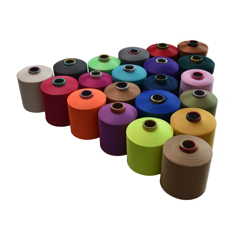 Wholesale 100% Polyester Textured DTY Yarn High Tenacity Polyester Yarn