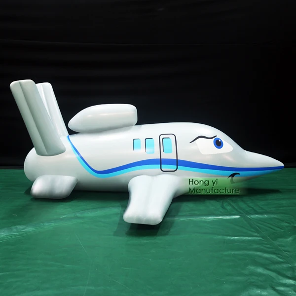 Customized Aviation Advertising Promotion For Small PVC Inflatable Helium Aircraft
