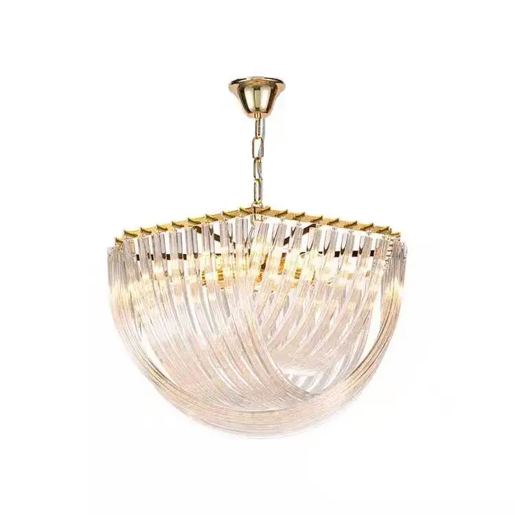 Vintage Murano Glass Chandelier Lighting smoke Glass Chandelier pendant lights for living room decor