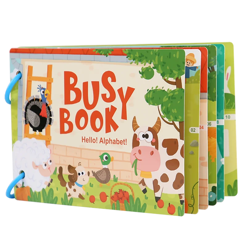 2024 Educational Quiet Busy Book For Kids Age 2-4 And 5-7 Years Color Box Packed