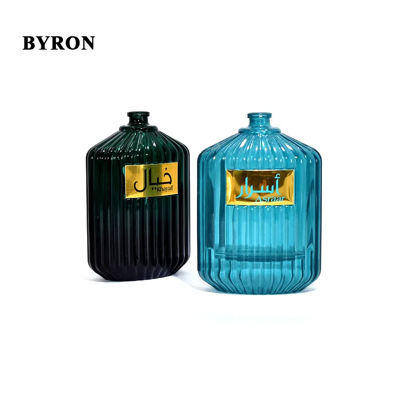 Light Blue 50ml 30ml Dropper Luxury Diffuser Bottle With Box Bottles Perfume Empty