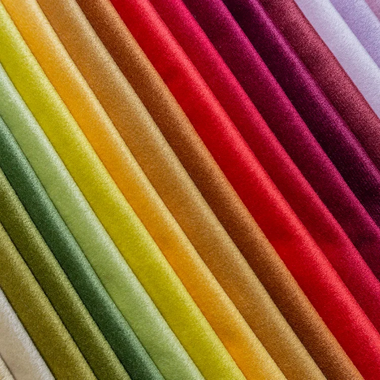 Горячая Распродажа 100% полиэстер 210 г голландская бархатная велюровая ткань Обивка диван подушка занавеска ткань