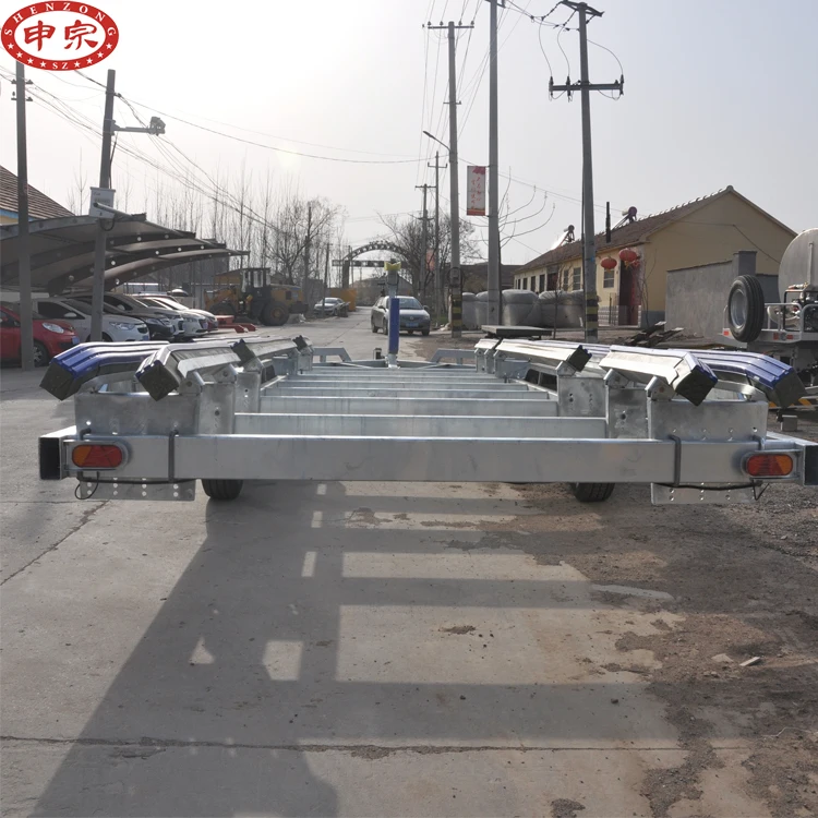 5 ton Watercraft trailer and pontoon bottom boat trailer