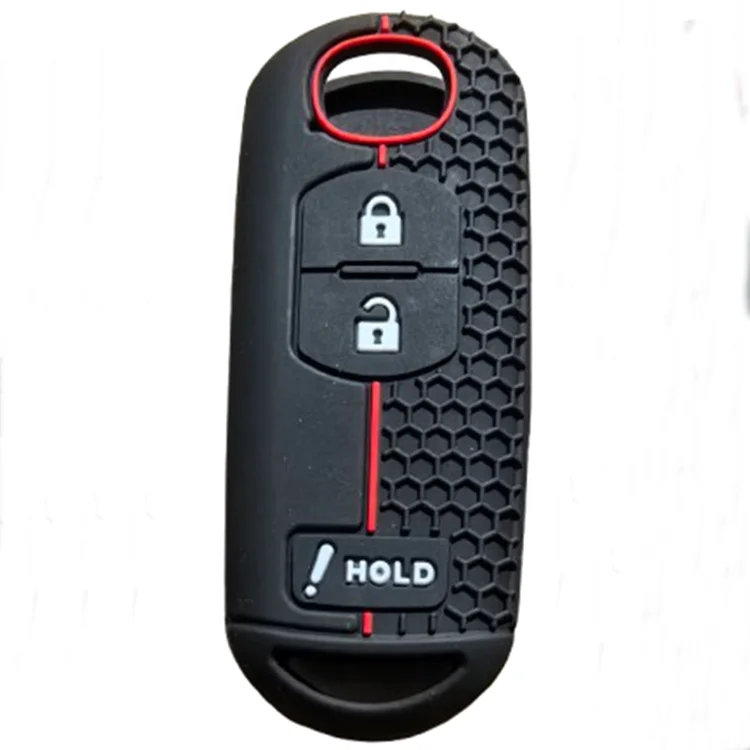 alarm system Accessories 3 Buttons Silicone Car Key Cover Case Fob Remote Shell For 2013 year Sport For Mazda 3