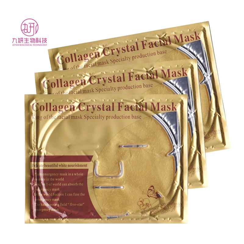 skincare beauty wrinkle facial patches night 24k gold crystal whitening deep moisturizing diy facial collagen sheet mask