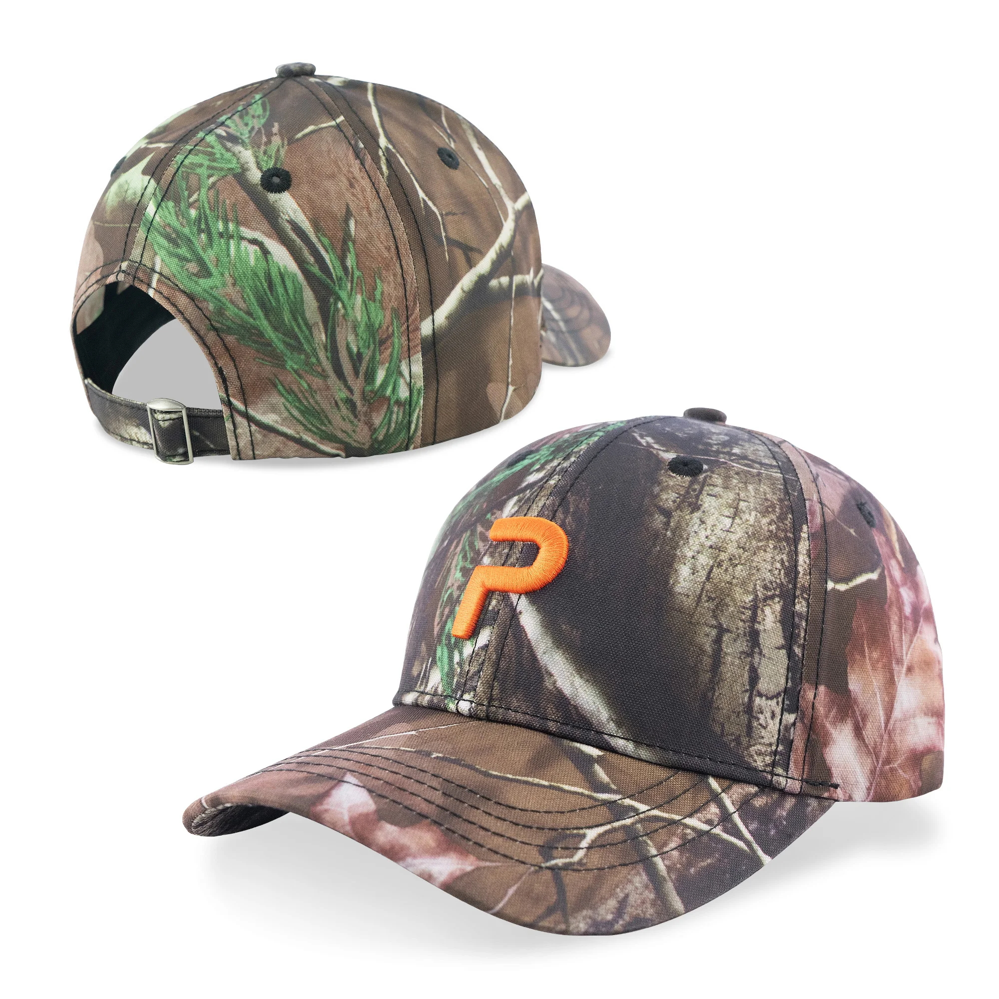 2023 New Arrival Outdoor Custom Jungle Hunting Sublimation Urban Camo Pattern Boonie Hat Vintage Tactical Hunting Cap Orange