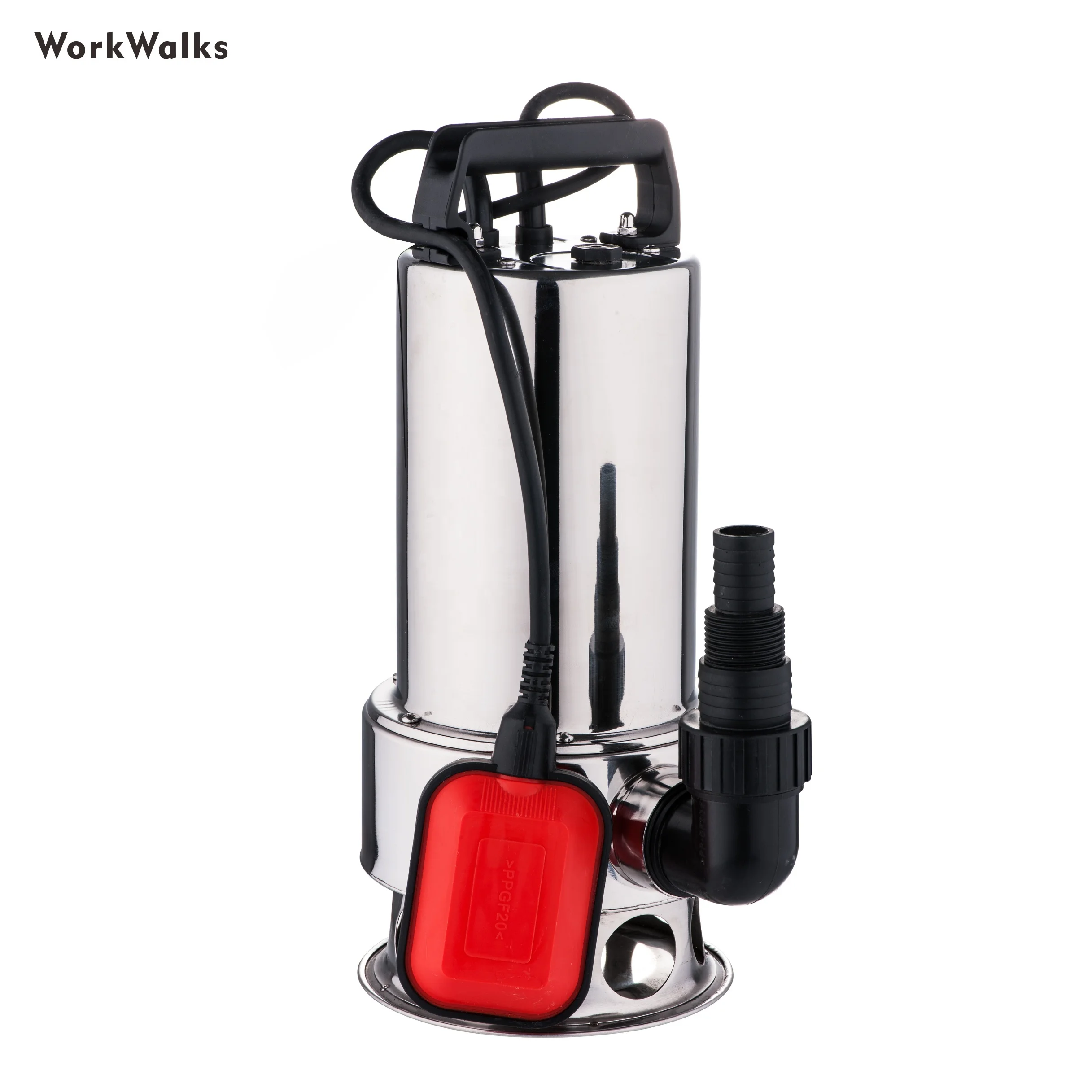 400W 1/2HP Stainless Steel Submersible Sump Dirty Water Pump With Float Switch For Garden Use