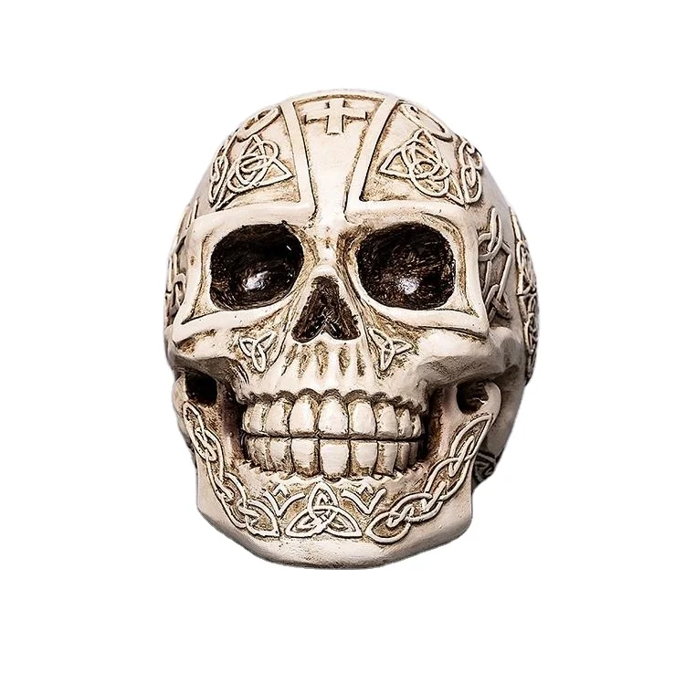 Skulls Craft Resin Crafts Gothic Sculptures Resin Craft Skulls  Thriller  Halloween series