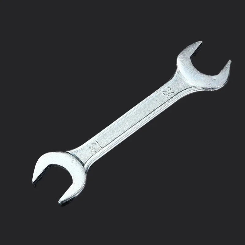 5.5-7mm 8-10mm High hardness open-end wrench galvanized forging wrench double head manual dull wrench