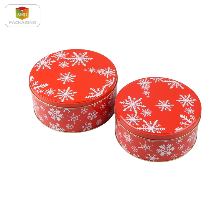 
colorful metal round tin box round cake tin 