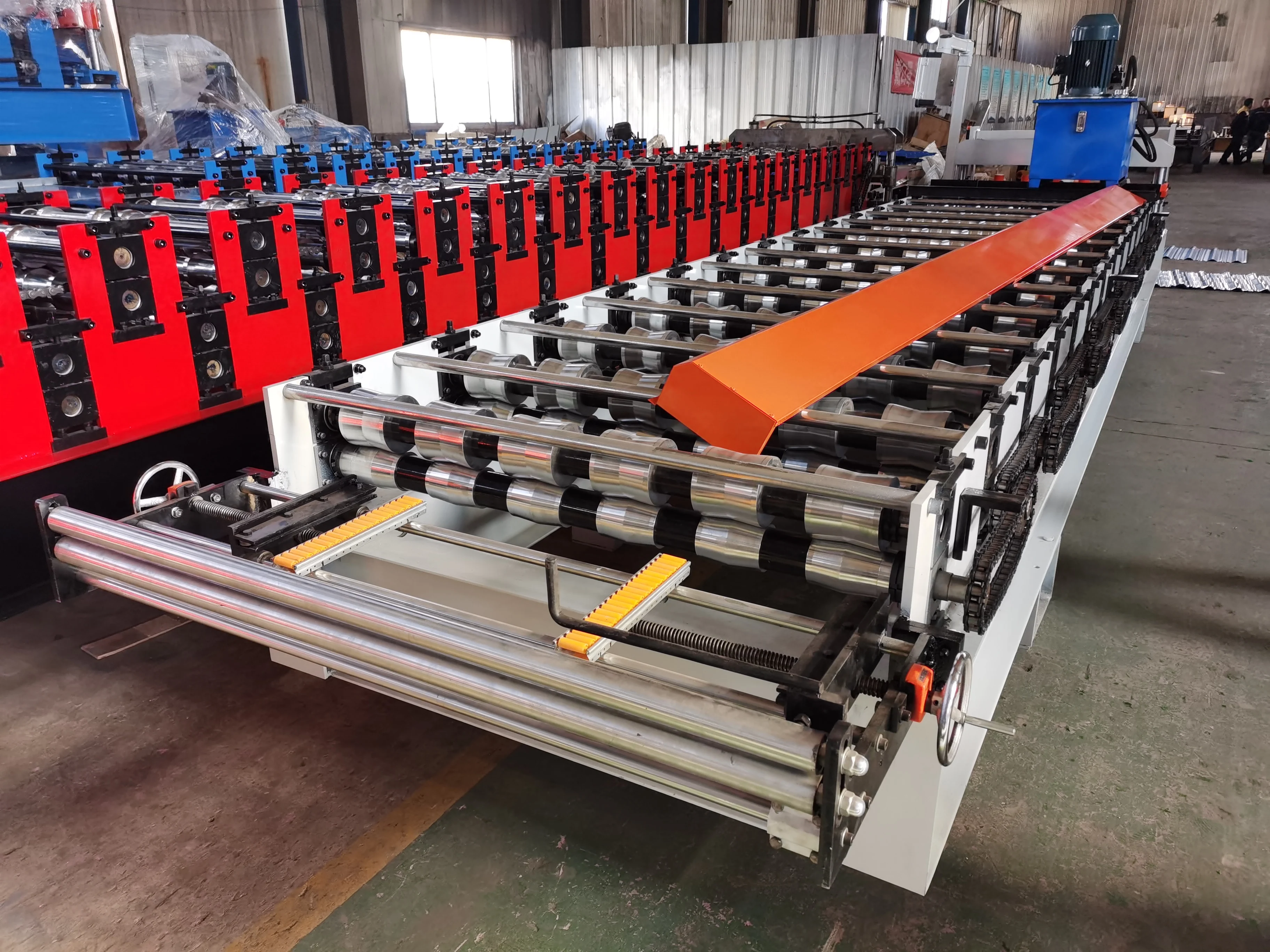 HAIXING Glacure Tole De Toiture Machine Moulage