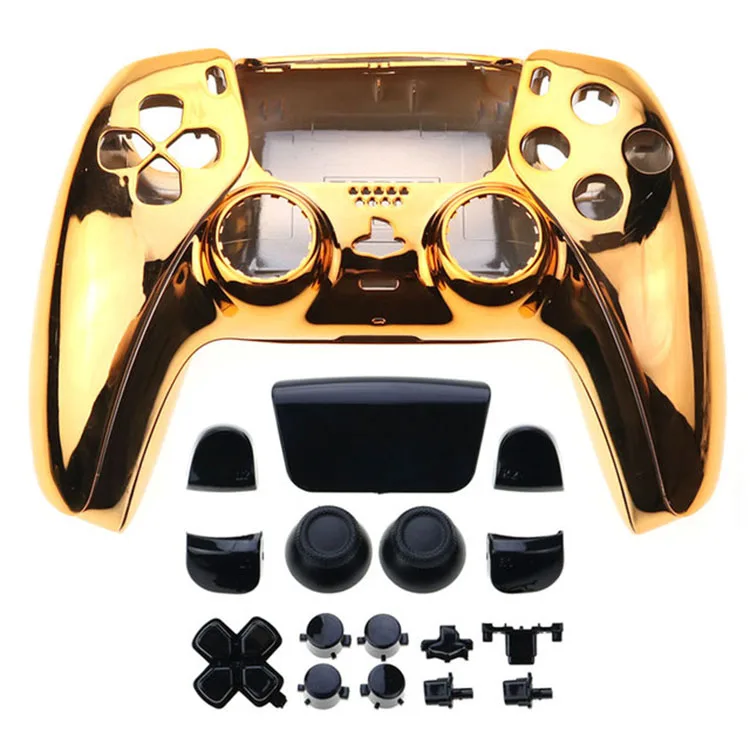 Полный комплект, хромированный корпус, защитный чехол, корпус, пуговицы, набор для контроллера Playstation 5 PS5