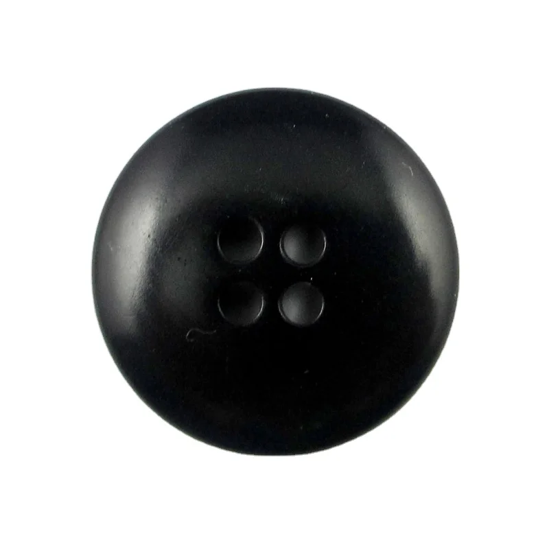 Черный цвет, 4 отверстия, Классическая кнопка для мужского костюма corozo nut