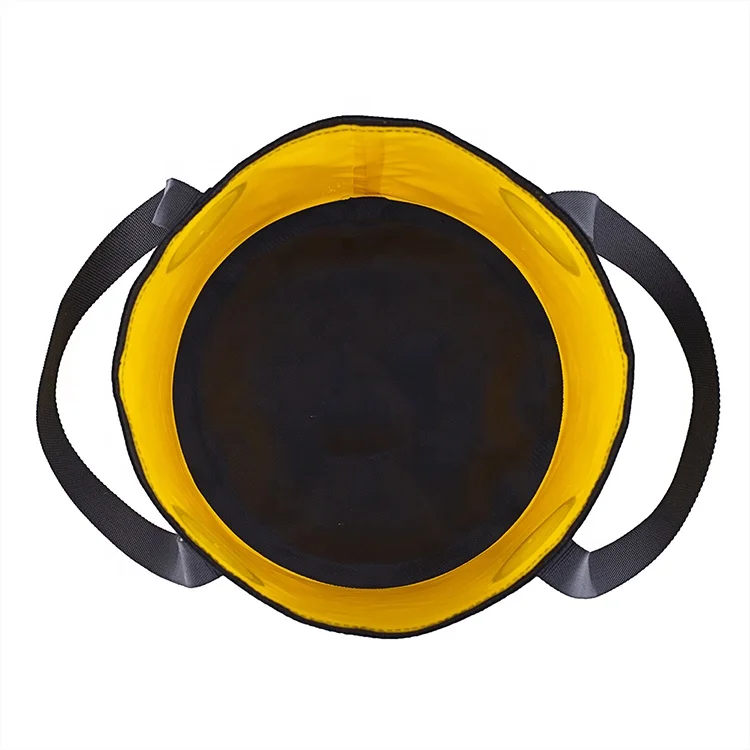 Durable Leakproof Foldable Camp Footbath Foot Soak Basin Washbasin 500D PVC Fishing Bucket Water Bucket