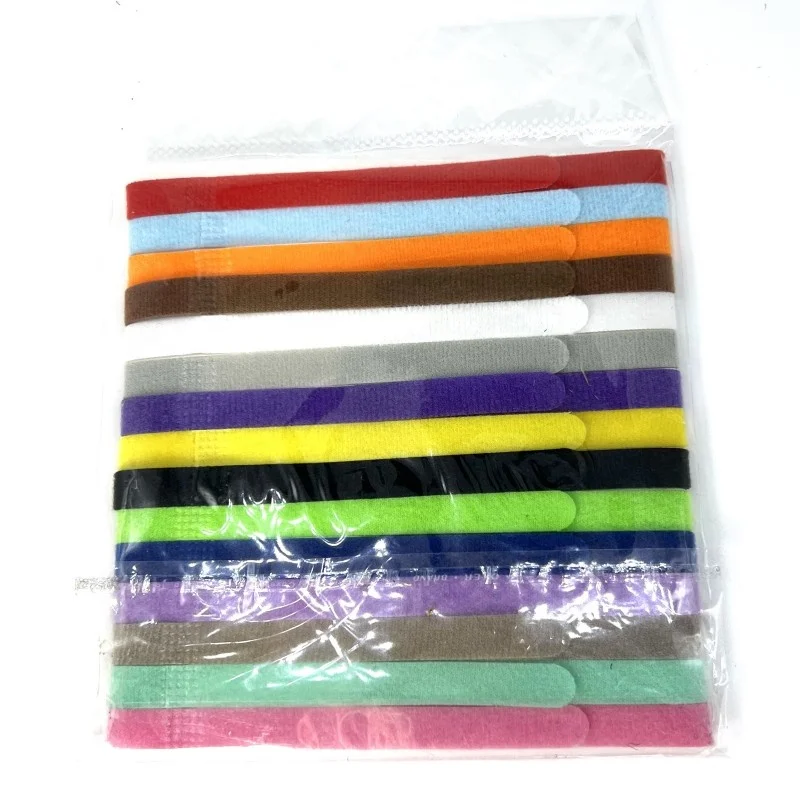 Newborn Pet Collar Double sided Soft Adjustable Dog Id Collar Newborn Pet Dog Cat double side reusable hook and loop strap