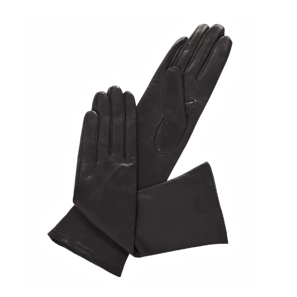 Wholesale Ladies Italian Opera 40cm Long Leather Gloves Supplier in Baoding