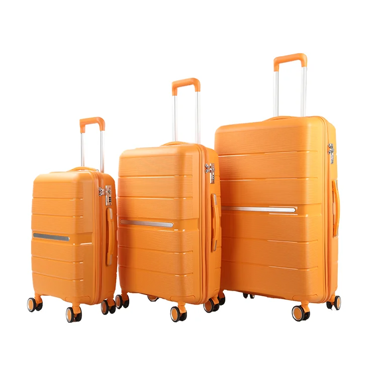 Hot Sale 4-Wheel 20 24 28 Inches Trolley Luggage Suitcase Set Unisex Custom Logo With Caster Wheel for Travel