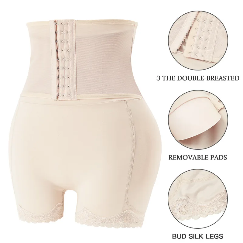Women Breathable Mesh Tummy Control Panty Enhance Butt Lifter Hip Body Shaper